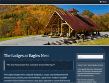 Tablet Screenshot of eaglesnestbe.com